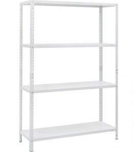 Стелаж МС 4 полиці 1450×1000×400 Білий (RAL-9016)