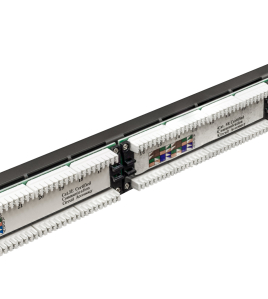 Патч панель 24 порти 1U 19" UTP CAT5E